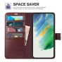 TUCCH SAMSUNG GALAXY S23 Plus Wallet Case, SAMSUNG S23 Plus PU Leather Case Book Flip Folio Cover - Wine Red