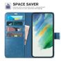 TUCCH SAMSUNG GALAXY S23 Wallet Case, SAMSUNG S23 PU Leather Case Flip Cover - Light Blue