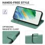 TUCCH SAMSUNG GALAXY S23 Wallet Case, SAMSUNG S23 PU Leather Case Flip Cover - Myrtle Green