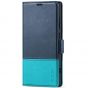 TUCCH SAMSUNG S24 Ultra Wallet Case, SAMSUNG Galaxy S24 Ultra PU Leather Cover Book Flip Folio Case - Blue & Lake Blue