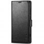 TUCCH SAMSUNG S24 Ultra Wallet Case, SAMSUNG Galaxy S24 Ultra PU Leather Cover Book Flip Folio Case - Black - Full Grain