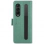 TUCCH SAMSUNG GALAXY Z FOLD 3 Wallet Case, SAMSUNG Z FOLD 3 Flip Case with S Pen Holder - Myrtle Green