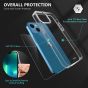 TUCCH iPhone 13 Mini Clear TPU Case Non-Yellowing, Transparent Thin Slim Scratchproof Shockproof TPU Case with Tempered Glass Screen Protector for iPhone 13 Mini 5G(5.4-Inch) - Crystal Clear