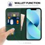 TUCCH iPhone 14 Plus Wallet Case, iPhone 14 6.7-Inch Plus Flip Folio Book Cover, Magnetic Closure Phone Case - Midnight Green