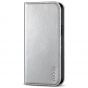 TUCCH iPhone 14 Plus Wallet Case, iPhone 14 6.7-Inch Plus Flip Folio Book Cover, Magnetic Closure Phone Case - Shiny Silver