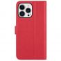 TUCCH iPhone 14 Pro Max Wallet Case, iPhone 14 Pro Max PU Leather Case with Folio Flip Book RFID Blocking, Stand, Card Slots, Magnetic Clasp Closure - Red