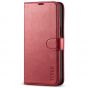 TUCCH iPhone 14 Pro Max Wallet Case, iPhone 14 Pro Max PU Leather Case with Folio Flip Book RFID Blocking, Stand, Card Slots, Magnetic Clasp Closure - Dark Red