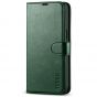 TUCCH iPhone 14 Pro Max Wallet Case, iPhone 14 Pro Max PU Leather Case with Folio Flip Book RFID Blocking, Stand, Card Slots, Magnetic Clasp Closure - Midnight Green