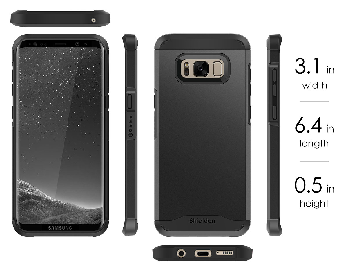 SHIELDON Galaxy S8 Plus Drop Protection Case Mountain Series
