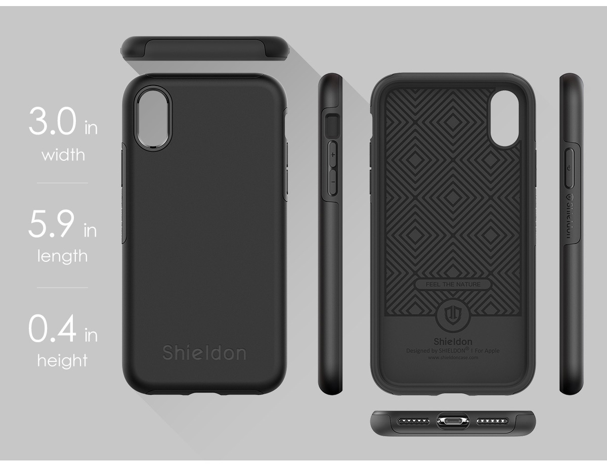 Shieldon iPhone XS, iPhone X Drop Protection Case - Plateau Series