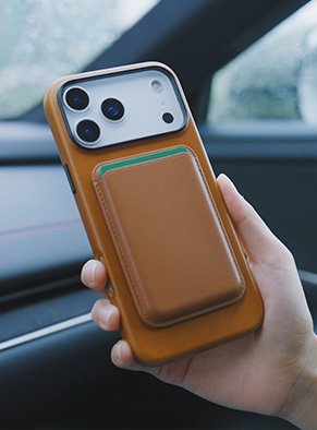 Shieldon iPhone 17 Pro Genuine Leather Case