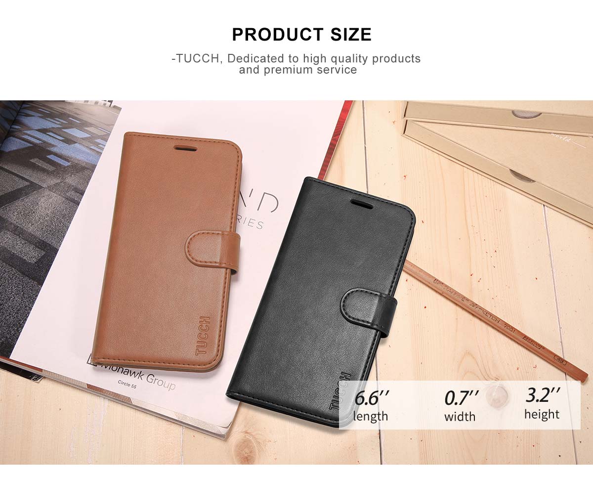 TUCCH iPhone 7 Plus Wallet Case 