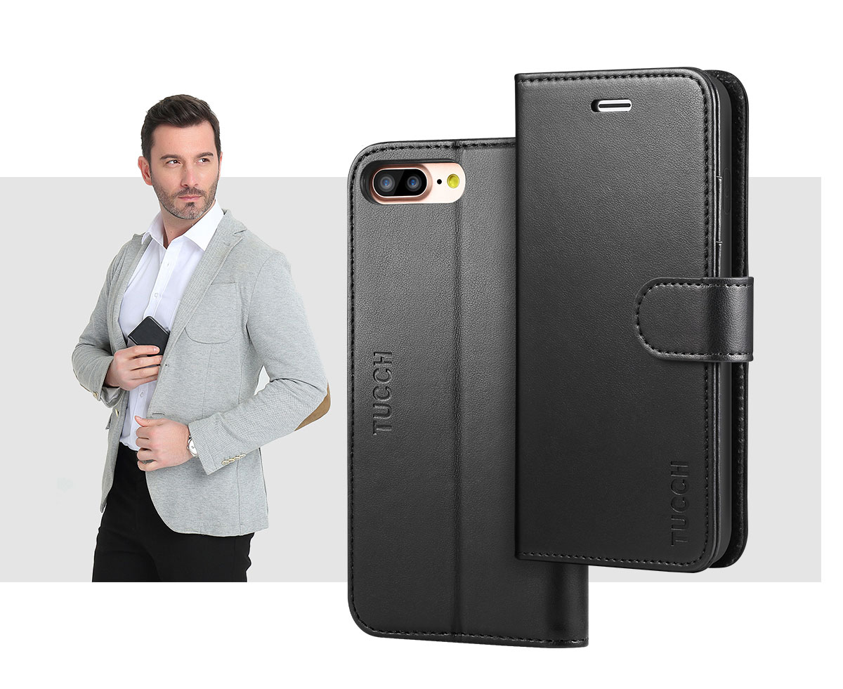 TUCCH iPhone 8 Plus Wallet Case