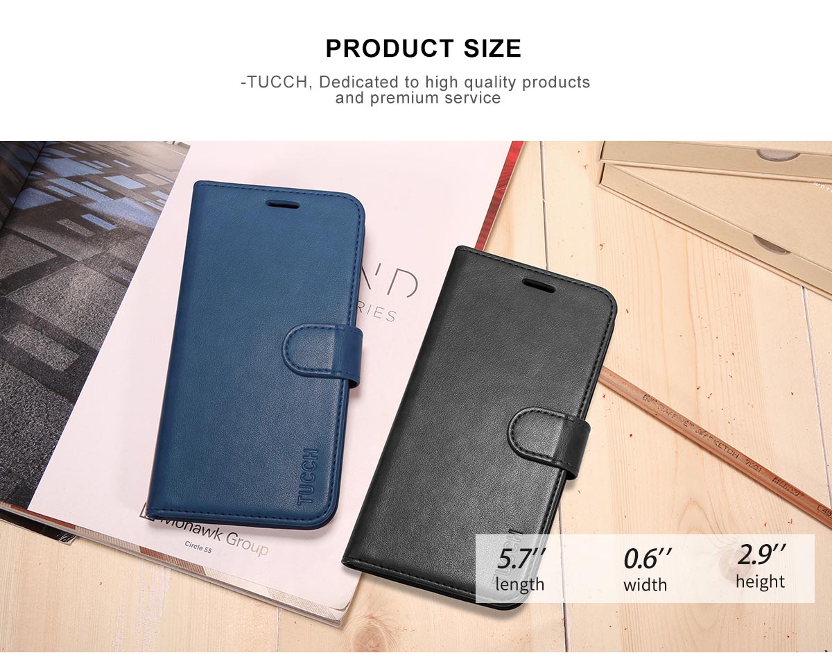 TUCCH iPhone 8 Wallet Case