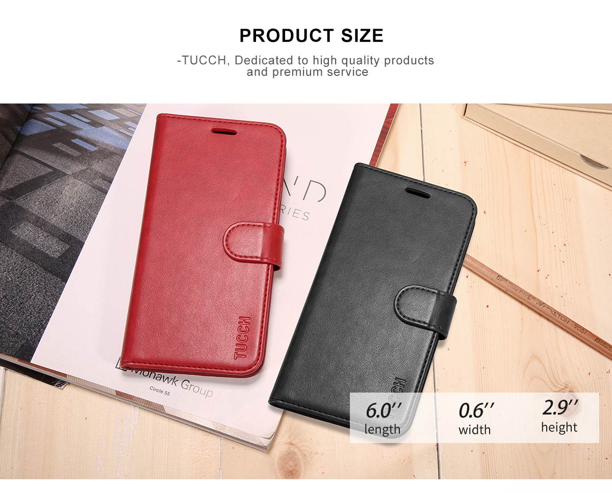 TUCCH Samsung S9 Wallet Case 